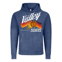 Vintage Denim the valley oop phoenix basketball retro sunset basketball t shirt Vintage Hoodie - artisFamous