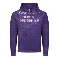 Cloud Purple save a deer   hunt a pedophil Vintage Hoodie - artisFamous