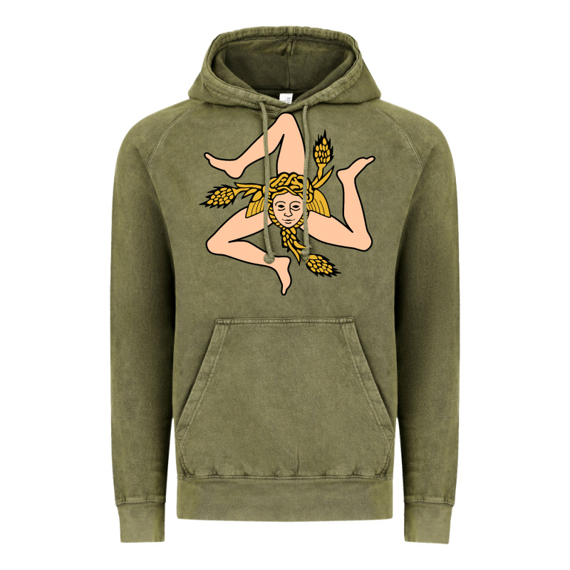 Sicilian Triskelion Vintage Hoodie by artisFamous | Teevron
