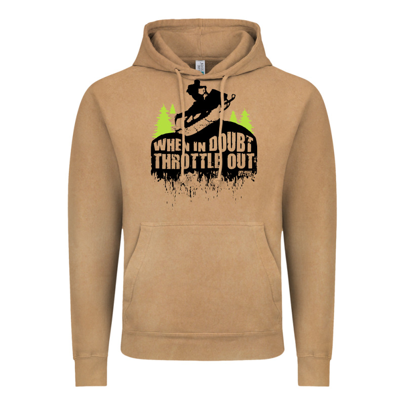 Snowmobile Throttle Vintage Hoodie by artisFamous | Teevron