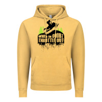 Vintage Mustard snowmobile throttle Vintage Hoodie - artisFamous