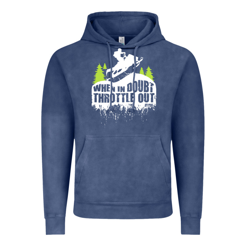 Snowmobile Throttle Vintage Hoodie by artisFamous | Teevron