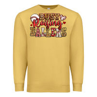 Antique Gold busy raising ballers baseball Premium Sweatshirt - Jasminsmagicworld