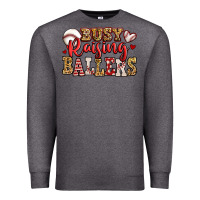 Charcoal Heather busy raising ballers baseball Premium Sweatshirt - Jasminsmagicworld