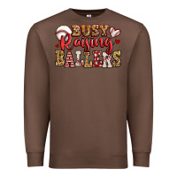 Chestnut busy raising ballers baseball Premium Sweatshirt - Jasminsmagicworld