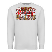 Dove Grey busy raising ballers baseball Premium Sweatshirt - Jasminsmagicworld