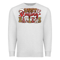 Oatmeal Heather busy raising ballers baseball Premium Sweatshirt - Jasminsmagicworld
