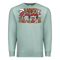 Seafoam busy raising ballers baseball Premium Sweatshirt - Jasminsmagicworld