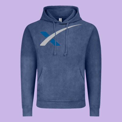 Space X Vintage Hoodie Designed By Artisfamous