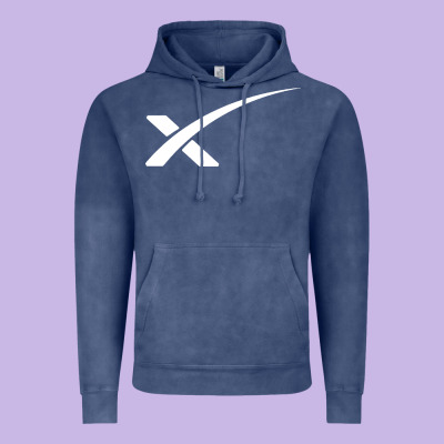 Space X Vintage Hoodie Designed By Artisfamous