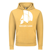 Vintage Mustard spartan helmet Vintage Hoodie - artisFamous