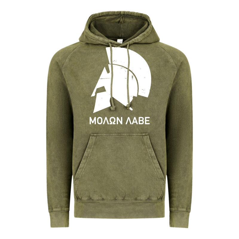 Spartan Helmet Vintage Hoodie by artisFamous | Teevron