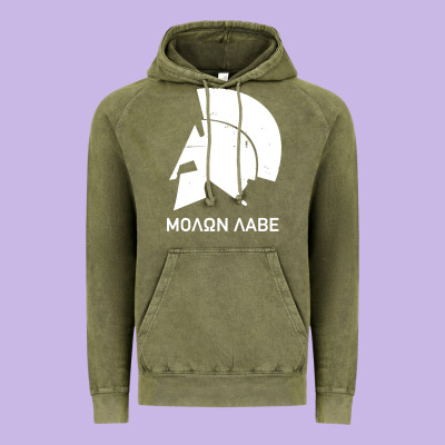 Spartan Helmet Vintage Hoodie Designed By Artisfamous