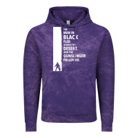 Cloud Purple the man in black fled across the desert Vintage Hoodie - artisFamous