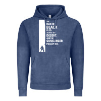 Vintage Denim the man in black fled across the desert Vintage Hoodie - artisFamous