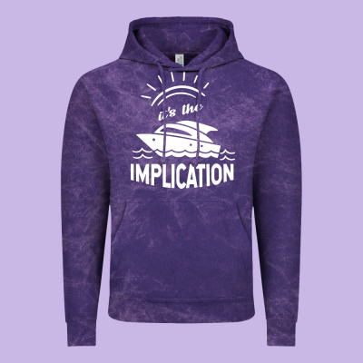 The Implication   Its Always Sunny In Philadelphia Vintage Hoodie Designed By Artisfamous