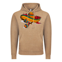 Vintage Coffee maracas sombrero mexican Vintage Hoodie - artisFamous