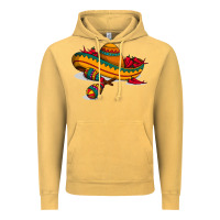 Vintage Mustard maracas sombrero mexican Vintage Hoodie - artisFamous