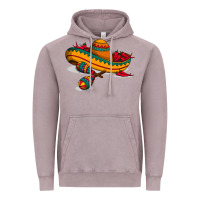 Vintage Zinc maracas sombrero mexican Vintage Hoodie - artisFamous