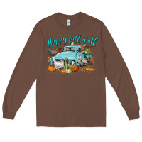 Chestnut Happy Fall Y'all Long Sleeve Tee - LillyAllenDesigns