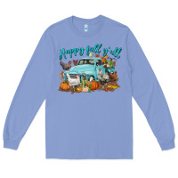 Colony Blue Happy Fall Y'all Long Sleeve Tee - LillyAllenDesigns