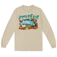 Mushroom Happy Fall Y'all Long Sleeve Tee - LillyAllenDesigns