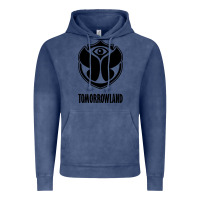 Vintage Denim tomorrowland around the world Vintage Hoodie - artisFamous