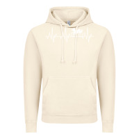 Vintage Artic heartbeat recumbent bicycle bike cyclist biking Vintage Hoodie - artisFamous