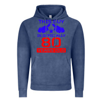 Vintage Denim this guy is 80 years funny 80th birthday Vintage Hoodie - artisFamous