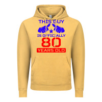 This Guy Is 80 Years Funny 80th Birthday Vintage Hoodie | Teevron
