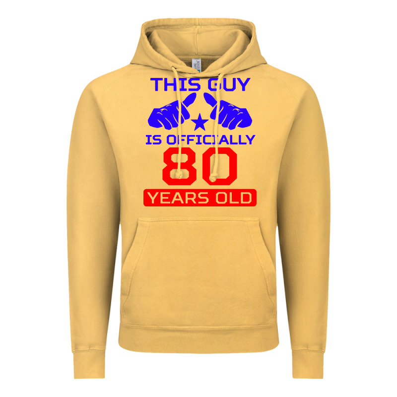 This Guy Is 80 Years Funny 80th Birthday Vintage Hoodie by artisFamous | Teevron