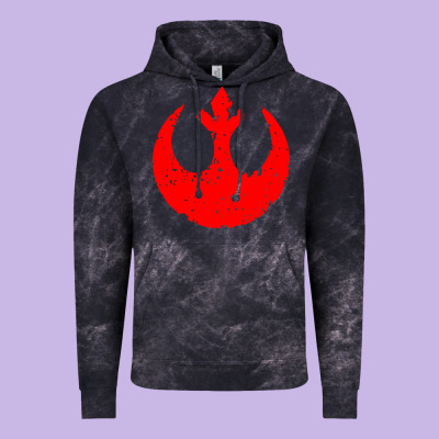 Distressed Rebel Alliance Symbol Vintage Hoodie Designed By Artisfamous