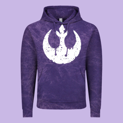 Distressed Rebel Alliance Symbol Vintage Hoodie Designed By Artisfamous