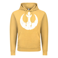 Vintage Mustard distressed rebel alliance symbol Vintage Hoodie - artisFamous
