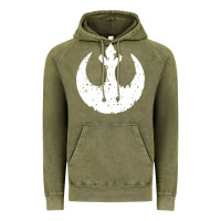 Vintage Olive distressed rebel alliance symbol Vintage Hoodie - artisFamous