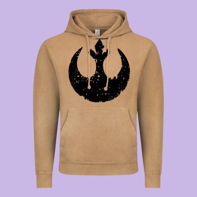 Distressed Rebel Alliance Symbol Vintage Hoodie Designed By Artisfamous