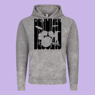 Vintage Retro Drummer Vintage Hoodie Designed By Artisfamous