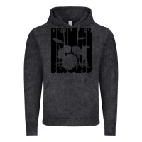 Vintage Black vintage retro drummer Vintage Hoodie - artisFamous