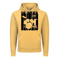 Vintage Mustard vintage retro drummer Vintage Hoodie - artisFamous
