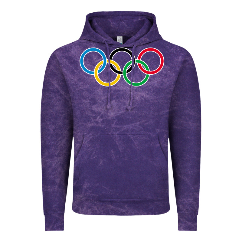 Olympic Rings Vintage Hoodie by artisFamous | Teevron
