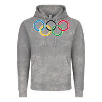 Cloud Rock Olympic Rings Vintage Hoodie - artisFamous