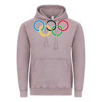 Vintage Zinc Olympic Rings Vintage Hoodie - artisFamous