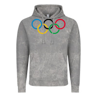 Cloud Rock Olympic Rings Vintage Hoodie - artisFamous