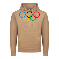 Vintage Coffee Olympic Rings Vintage Hoodie - artisFamous