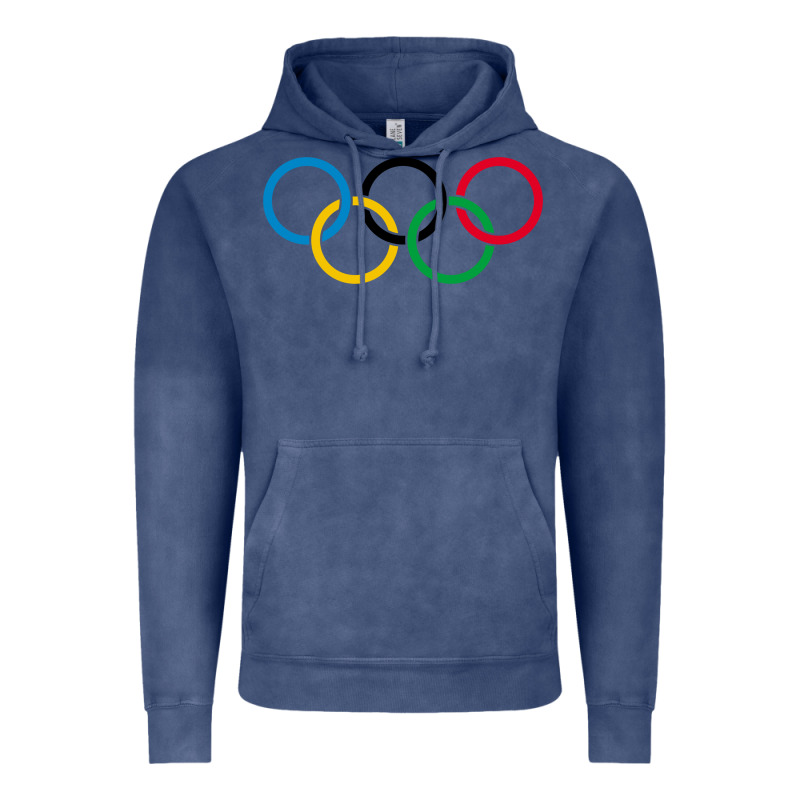 Olympic Rings Vintage Hoodie by artisFamous | Teevron