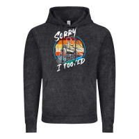 Vintage Black sorry i tooted Vintage Hoodie - artisFamous