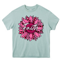 Arona faith breast cancer awareness sunflower Heavy Core Tee - Jasminsmagicworld