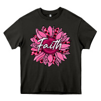 Asphalt faith breast cancer awareness sunflower Heavy Core Tee - Jasminsmagicworld