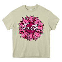 Mossy faith breast cancer awareness sunflower Heavy Core Tee - Jasminsmagicworld