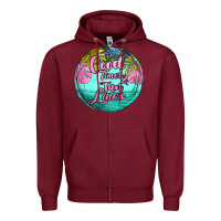 Burgundy good times and tan lines Zipper Hoodie - JahusDesignShop